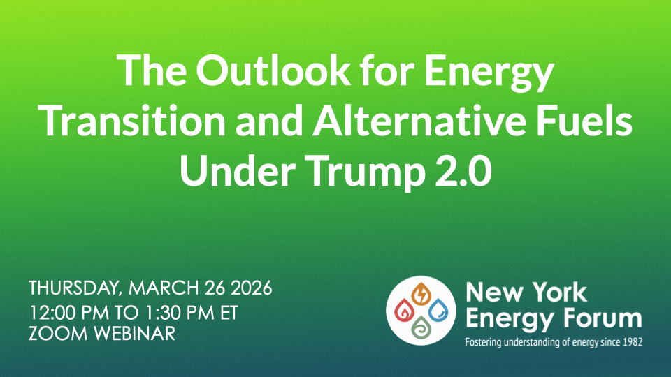 The Outlook for Energy Transition and Alternative Fuels Under Trump 2.0