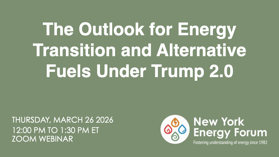 The Outlook for Energy Transition and Alternative Fuels Under Trump 2.0